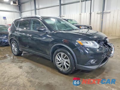 Czwarte zdjęcie samochodu z boku: 2014 NISSAN ROGUE SL VIN:5N1AT2MV7EC800745 - miniatura