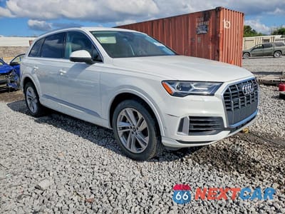 Czwarte zdjęcie samochodu z boku: 2021 AUDI Q7 PREMIUM VIN:WA1AJAF71MD033173 - miniatura