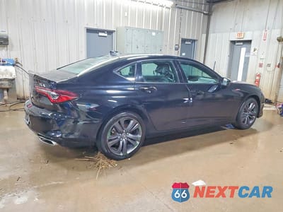 Trzecie zdjęcie samochodu z tyłu: 2022 ACURA TLX TECH A VIN:19UUB6F52NA003597 - miniatura