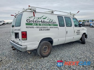Trzecie zdjęcie samochodu z tyłu: 2014 FORD E150 UTILITY / SERVICE VAN VIN:1FTNE1EWXEDA59440 - miniatura