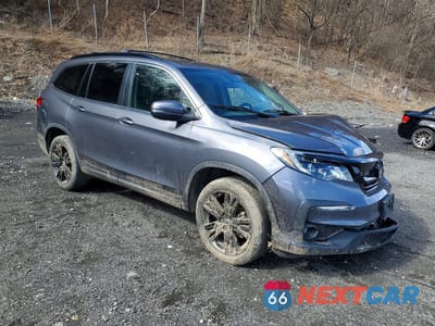 Czwarte zdjęcie samochodu z boku: 2021 HONDA PILOT SE VIN:5FNYF6H28MB067575 - miniatura