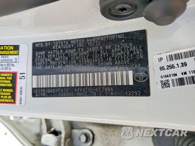 Zdjęcie 12 z 12 samochodu: 2023 TOYOTA CAMRY LE VIN:4T1C11AK8PU107750 - miniatura