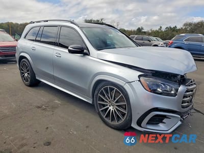 Czwarte zdjęcie samochodu z boku: 2025 MERCEDES-BENZ GLS 450 4MATIC VIN:4JGFF5KE1SB451312 - miniatura