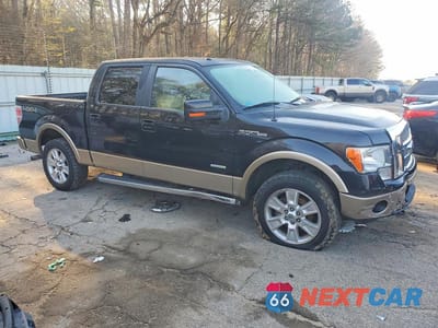 Czwarte zdjęcie samochodu z boku: 2012 FORD F150 SUPERCREW VIN:1FTFW1ET7CFA26646 - miniatura