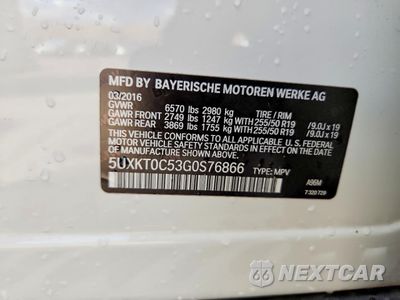 Zdjęcie 13 z 14 samochodu: 2016 BMW X5 XDR40E VIN:5UXKT0C53G0S76866 - miniatura