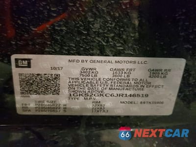 Zdjęcie 13 z 13 samochodu: 2018 GMC YUKON XL K1500 SLT VIN:1GKS2GKC6JR146519 - miniatura