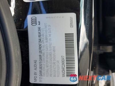 Zdjęcie 12 z 12 samochodu: 2018 AUDI A6 PREMIUM VIN:WAUC8AFC2JN062417 - miniatura