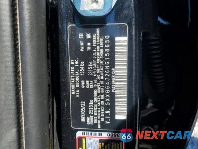 Zdjęcie 13 z 13 samochodu: 2022 KIA K5 GT-LINE VIN:5XXG64J26NG158630 - miniatura