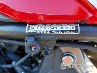 Zdjęcie 10 z 10 samochodu: 2022 HONDA CBR500 RA VIN:MLHPC6254N5300570 - miniatura