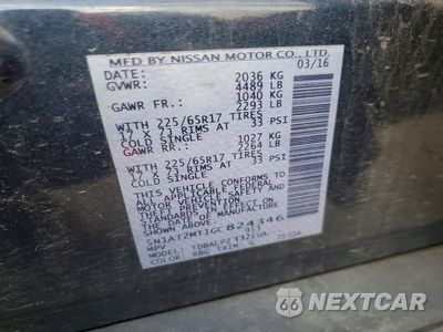 Zdjęcie 13 z 13 samochodu: 2016 NISSAN ROGUE S VIN:5N1AT2MT1GC824346 - miniatura