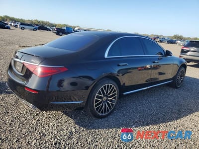 Trzecie zdjęcie samochodu z tyłu: 2022 MERCEDES-BENZ S 580 4MATIC VIN:W1K6G7GB6NA101959 - miniatura