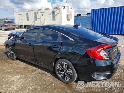 Drugie zdjęcie samochodu z przodu: 2018 HONDA CIVIC EXL VIN:JHMFC1F77JX031359 - miniatura