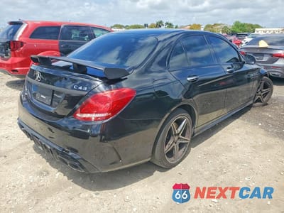 Trzecie zdjęcie samochodu z tyłu: 2016 MERCEDES-BENZ C 450 4MATIC AMG VIN:55SWF6EB6GU126511 - miniatura