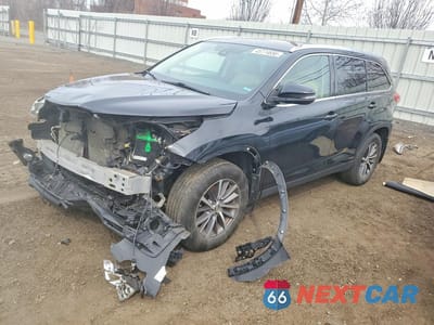 2019 TOYOTA HIGHLANDER XLE 5TDJZRFH6KS918234 - główne zdjęcie licytacji z USA - miniatura