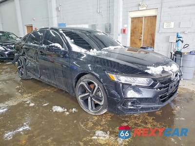Czwarte zdjęcie samochodu z boku: 2021 HONDA ACCORD SPORT VIN:1HGCV1F38MA013263 - miniatura