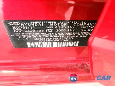 Zdjęcie 12 z 12 samochodu: 2014 HYUNDAI ELANTRA GT BASE VIN:KMHD35LH8EU210090 - miniatura