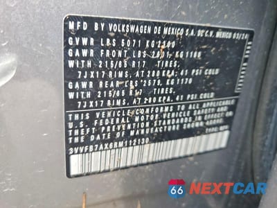 Zdjęcie 13 z 13 samochodu: 2024 VOLKSWAGEN TIGUAN S VIN:3VVFB7AX6RM112130 - miniatura