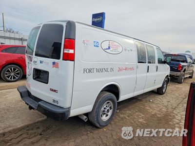 Trzecie zdjęcie samochodu z tyłu: 2023 GMC SAVANA G3500 VIN:1GTZ7HFP5P1102615 - miniatura