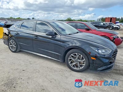 Czwarte zdjęcie samochodu z boku: 2020 HYUNDAI SONATA SEL VIN:5NPEL4JAXLH056076 - miniatura