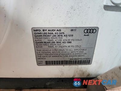 Zdjęcie 13 z 13 samochodu: 2018 AUDI Q5 PREMIUM PLUS VIN:WA1BNAFY3J2016352 - miniatura