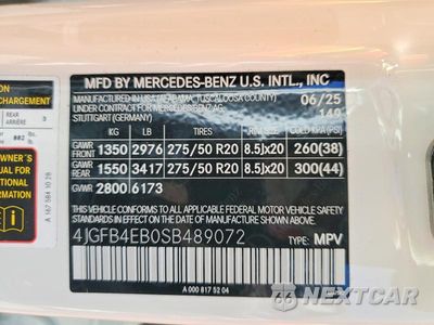 Zdjęcie 13 z 13 samochodu: 2025 MERCEDES-BENZ GLE 350 VIN:4JGFB4EB0SB489072 - miniatura