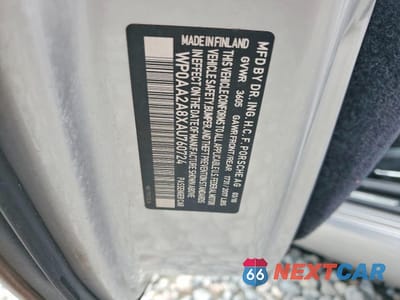 Zdjęcie 12 z 12 samochodu: 2010 PORSCHE CAYMAN VIN:WP0AA2A8XAU760724 - miniatura