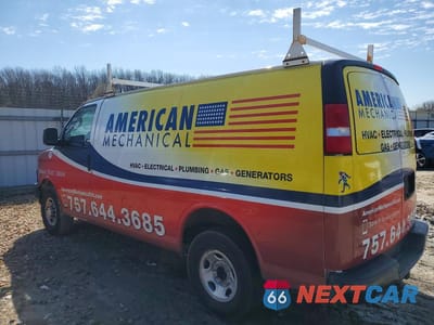 Drugie zdjęcie samochodu z przodu: 2020 CHEVROLET EXPRESS 2500 CARGO UTILITY / SERVICE VAN VIN:1GCWGAFG4L1242157 - miniatura