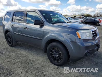 Czwarte zdjęcie samochodu z boku: 2013 HONDA PILOT LX VIN:5FNYF3H27DB023792 - miniatura