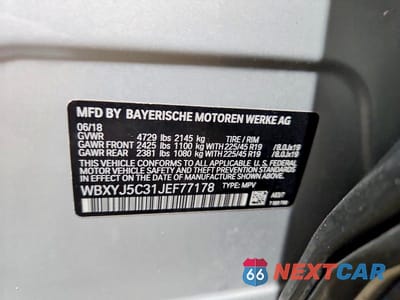 Zdjęcie 12 z 12 samochodu: 2018 BMW X2 XDRIVE28I VIN:WBXYJ5C31JEF77178 - miniatura