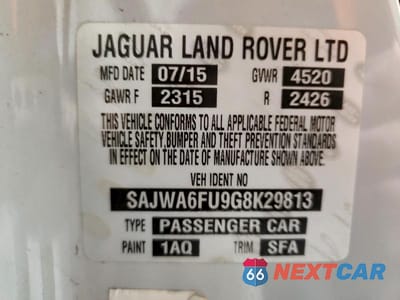 Zdjęcie 12 z 12 samochodu: 2016 JAGUAR F-TYPE S VIN:SAJWA6FU9G8K29813 - miniatura