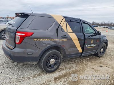 Trzecie zdjęcie samochodu z tyłu: 2014 FORD EXPLORER POLICE INTERCEPTOR VIN:1FM5K8AR0EGC38727 - miniatura