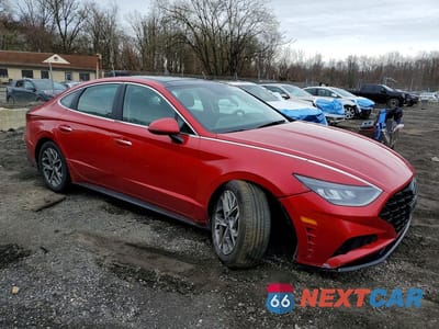 Czwarte zdjęcie samochodu z boku: 2021 HYUNDAI SONATA SEL VIN:5NPEF4JA2MH084771 - miniatura