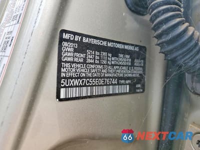 Zdjęcie 13 z 13 samochodu: 2014 BMW X3 XDRIVE35I VIN:5UXWX7C55E0E76744 - miniatura