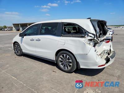 Drugie zdjęcie samochodu z przodu: 2023 HONDA ODYSSEY EXL VIN:5FNRL6H65PB035915 - miniatura