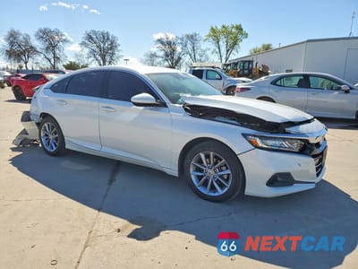 Czwarte zdjęcie samochodu z boku: 2021 HONDA ACCORD LX VIN:1HGCV1F14MA004851 - miniatura
