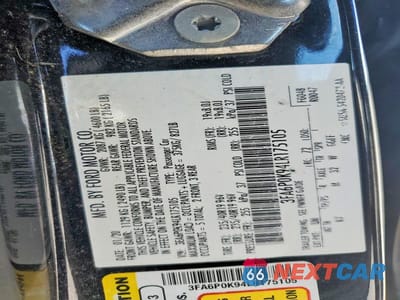 Zdjęcie 12 z 12 samochodu: 2020 FORD FUSION TITANIUM VIN:3FA6P0K94LR175105 - miniatura