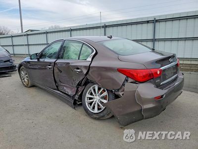 Drugie zdjęcie samochodu z przodu: 2014 INFINITI Q50 PREMIUM VIN:JN1BV7AR3EM694511 - miniatura