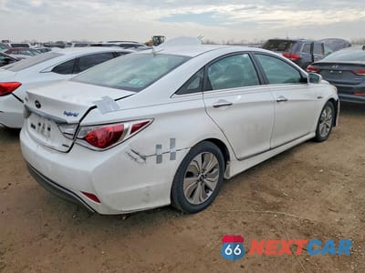Trzecie zdjęcie samochodu z tyłu: 2013 HYUNDAI SONATA HYBRID LIMITED VIN:KMHEC4A46DA093494 - miniatura