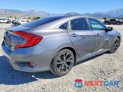 Trzecie zdjęcie samochodu z tyłu: 2020 HONDA CIVIC SPORT VIN:2HGFC2F80LH551069 - miniatura