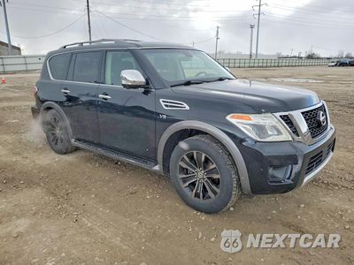 Czwarte zdjęcie samochodu z boku: 2018 NISSAN ARMADA PLATINUM VIN:JN8AY2NF9J9333319 - miniatura