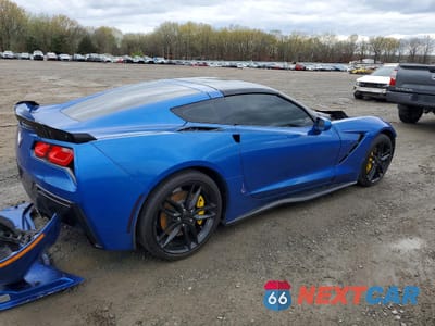 Trzecie zdjęcie samochodu z tyłu: 2015 CHEVROLET CORVETTE STINGRAY 2LT VIN:1G1YC2D76F5121262 - miniatura