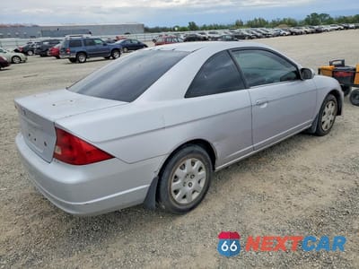 Trzecie zdjęcie samochodu z tyłu: 2002 HONDA CIVIC EX VIN:1HGEM22972L003496 - miniatura