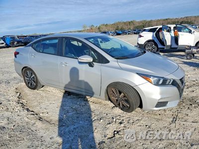 Czwarte zdjęcie samochodu z boku: 2021 NISSAN VERSA SV VIN:3N1CN8EV3ML880012 - miniatura