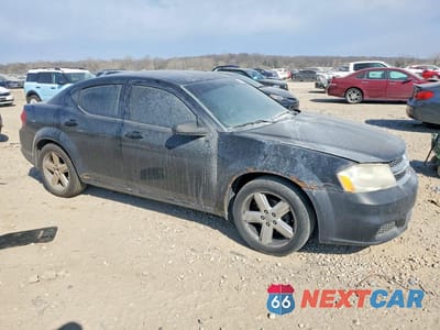 Czwarte zdjęcie samochodu z boku: 2012 DODGE AVENGER SXT VIN:1C3CDZCB1CN137222 - miniatura