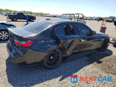 Trzecie zdjęcie samochodu z tyłu: 2024 BMW M3 COMPETITION VIN:WBS43AY03RFT30284 - miniatura