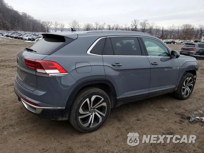 Trzecie zdjęcie samochodu z tyłu: 2021 VOLKSWAGEN ATLAS CROSS SPORT SEL PREMIUM VIN:1V2TE2CA8MC206216 - miniatura