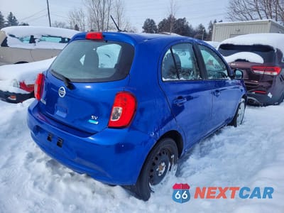 Czwarte zdjęcie samochodu z boku: 2015 NISSAN MICRA VIN:3N1CK3CP5FL221206 - miniatura
