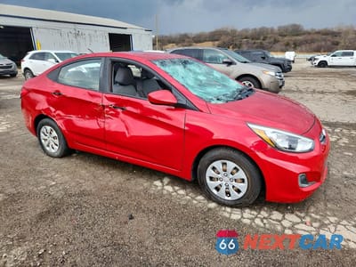 Czwarte zdjęcie samochodu z boku: 2017 HYUNDAI ACCENT SE VIN:KMHCT4AE0HU240994 - miniatura