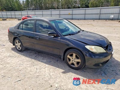 Czwarte zdjęcie samochodu z boku: 2005 HONDA CIVIC EX VIN:2HGES26735H544139 - miniatura