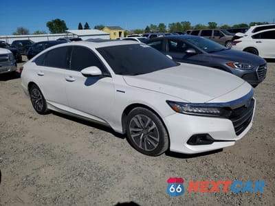 Czwarte zdjęcie samochodu z boku: 2021 HONDA ACCORD HYBRID EXL VIN:1HGCV3F59MA011454 - miniatura